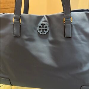 Tory Burch light blue Tote Bag